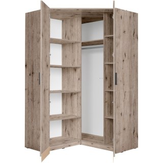 Szafa narożna 117cm PARMA 06 dąb wellington