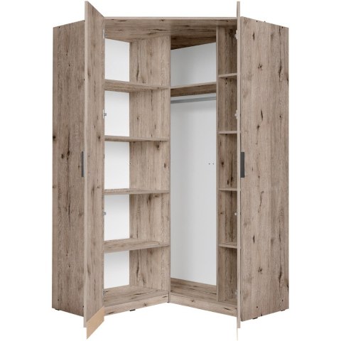 Szafa narożna 117cm PARMA 06 dąb wellington