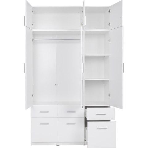 Szafa z szufladami 136cm PARMA 04 dąb wellington / grafit