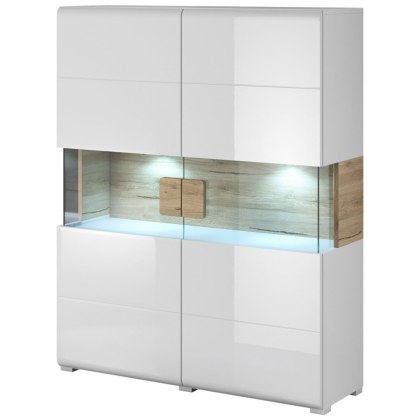 Komoda DELTO TL42 san remo / biały połysk