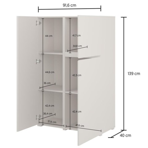 Komoda PROXIMA 46 biała