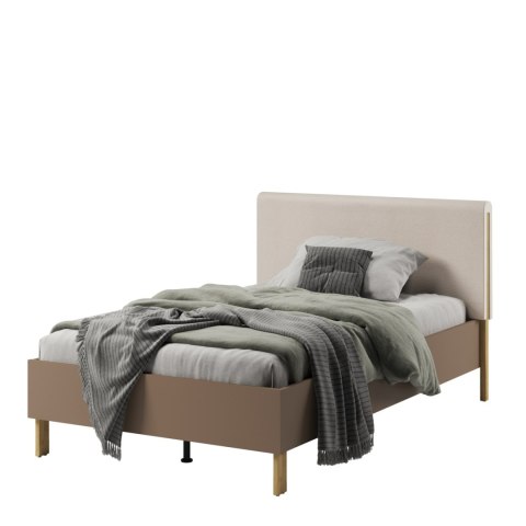 Łóżko 120 ze stelażem dąb artisan/beż/truflowy LENNY LY08