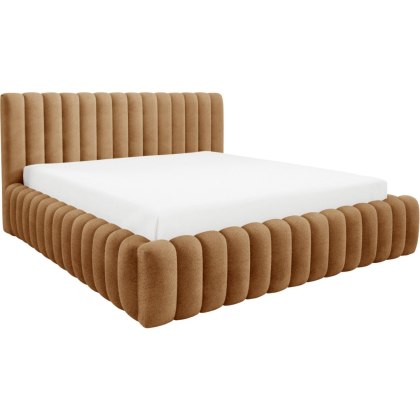 Łóżko tapicerowane ERFOLG 200x200 coral 35
