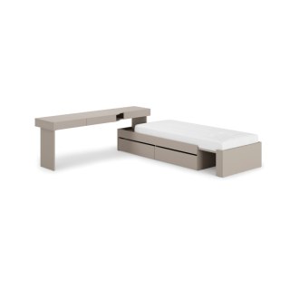Meble młodzieżowe WOOW SET 03L szampański / clay grey