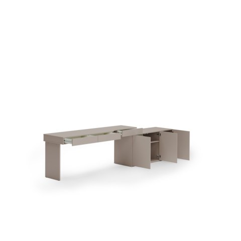 Meble młodzieżowe WOOW SET 04L szampański / clay grey
