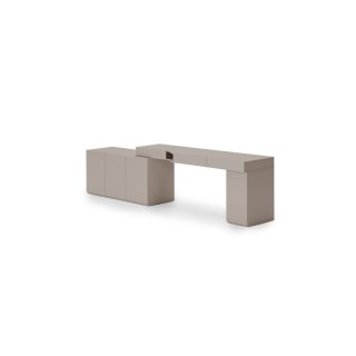Meble młodzieżowe WOOW SET 06P szampański / clay grey