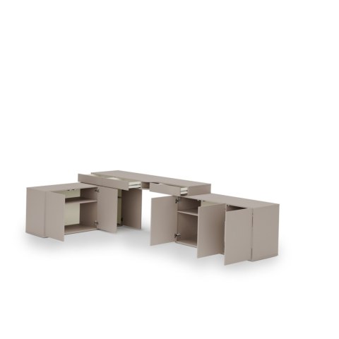 Meble młodzieżowe WOOW SET 07L szampański / clay grey