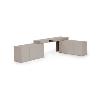 Meble młodzieżowe WOOW SET 07P szampański / clay grey
