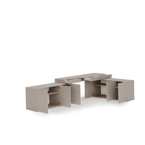 Meble młodzieżowe WOOW SET 07P szampański / clay grey