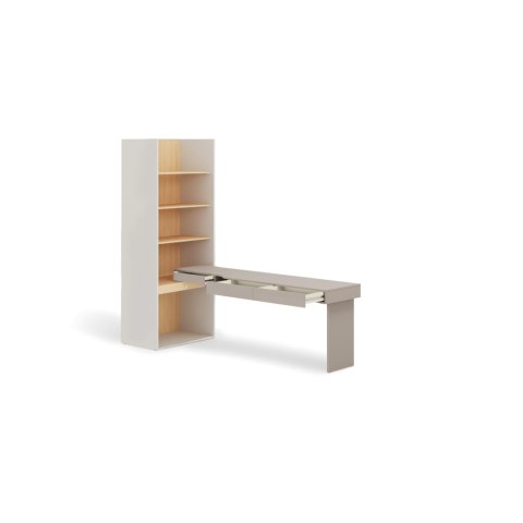 Meble młodzieżowe WOOW SET 10P szampański / dąb vincenza / clay grey