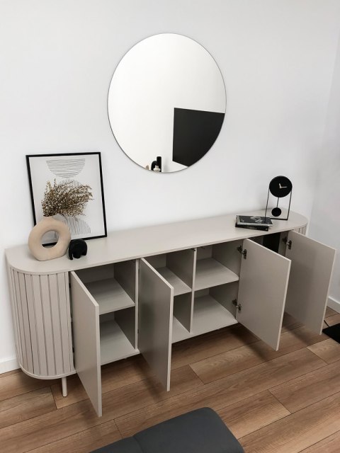Komoda 200 ZENO czarny / kaszmir