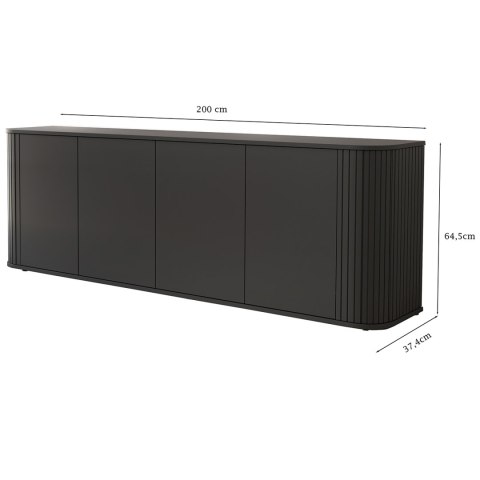 Komoda 200 ZENO czarny