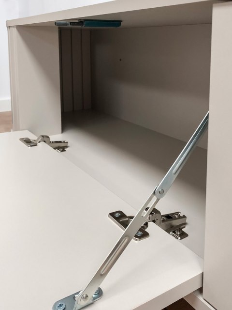 Komoda 200 ZENO kaszmir / złoty