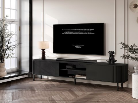 Komoda RTV 220 2K ZENO czarny / czarny