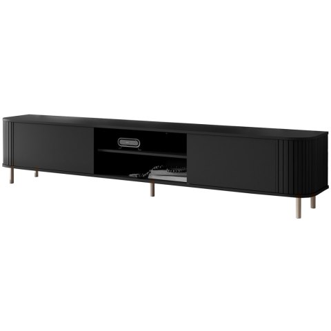 Komoda RTV 220 2K ZENO czarny / kaszmir