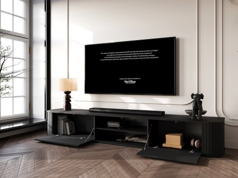Komoda RTV 220 2K ZENO czarny