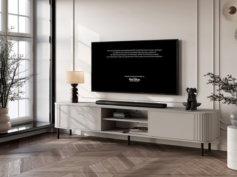 Komoda RTV 220 2K ZENO kaszmir / czarny