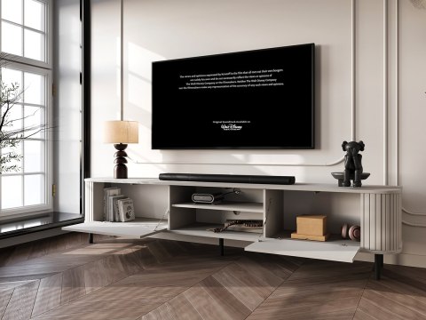 Komoda RTV 220 2K ZENO kaszmir / czarny
