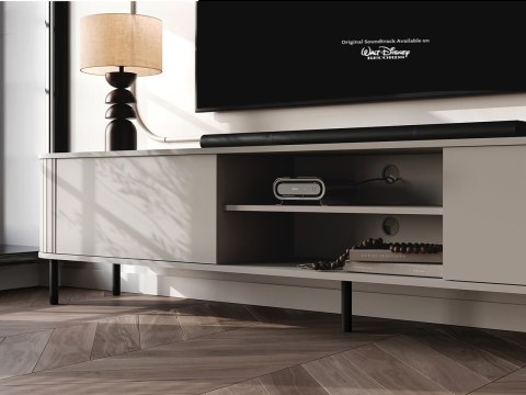 Komoda RTV 220 2K ZENO kaszmir / czarny
