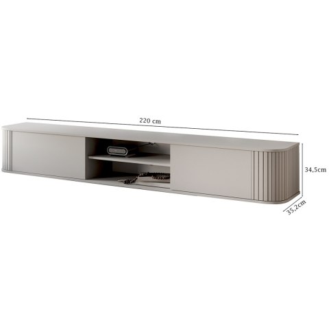 Komoda RTV 220 2K ZENO kaszmir