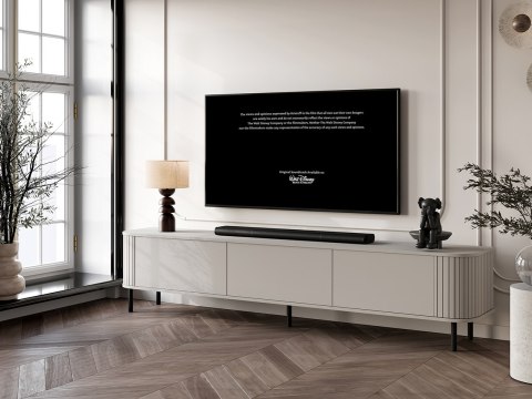 Komoda RTV 220 3K ZENO kaszmir / czarny