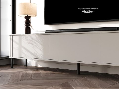 Komoda RTV 220 3K ZENO kaszmir / czarny