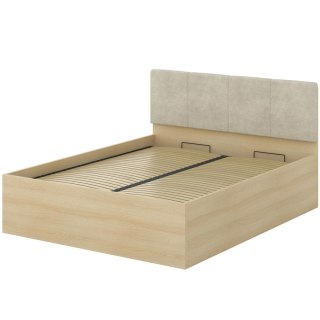 Łóżko z pojemnikiem 160x200 LERRA 51 dąb lindberg