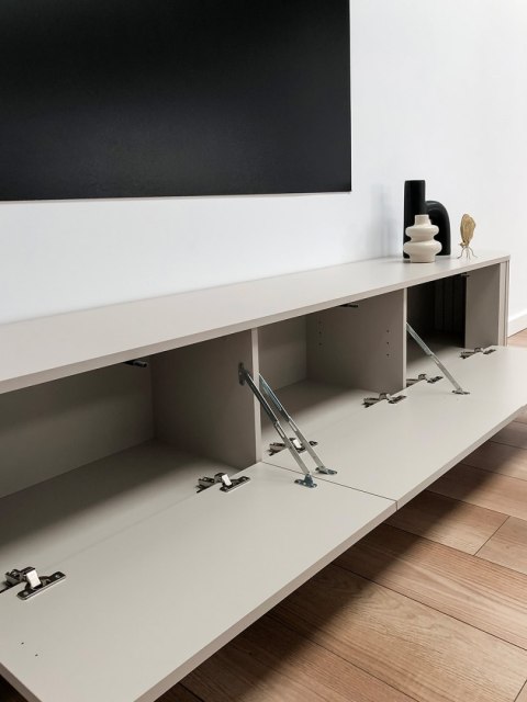 Komoda RTV 220 3K ZENO czarny / kaszmir