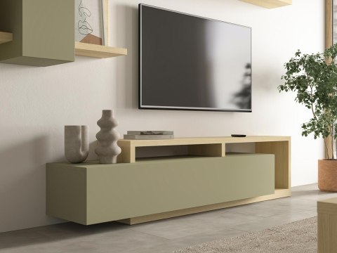 Komoda RTV TABO BT40 dąb lindberg / eukaliptus