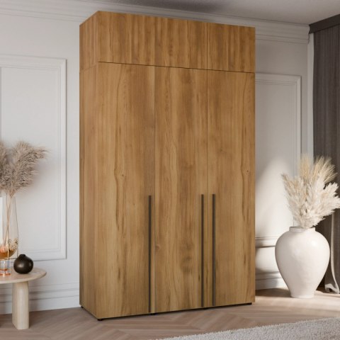 Nadstawka do szafy 150cm DAWN dąb gold baroque