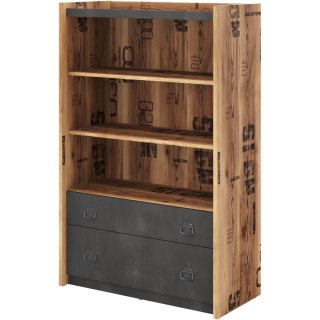 Regał 2S FARGO FG-05 canion / raw steel