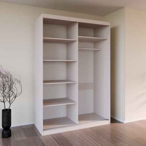 Szafa przesuwna z lustrem VALTURA 150cm kaszmir