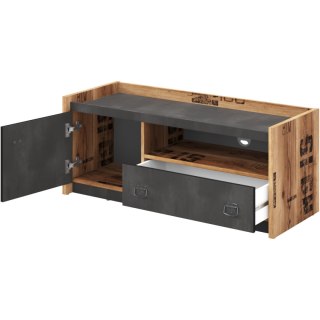 Szafka RTV 1D1S FARGO FG-10 canion / raw steel