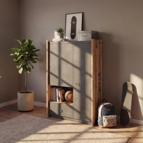 Szafka dwudrzwiowa 2D1S FARGO FG-04 canion / raw steel