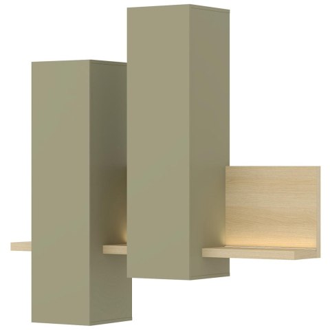 Witryna wisząca TABO BT04 dąb lindberg / eukaliptus