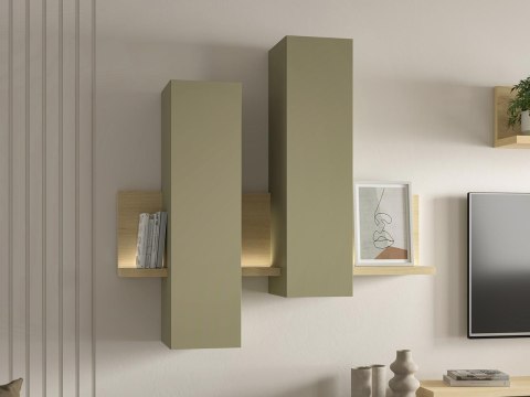 Witryna wisząca TABO BT04 dąb lindberg / eukaliptus