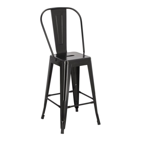 Hoker Paris Back 66cm czarny inspirowany Tolix ( Rozmiar: uniwersalny )