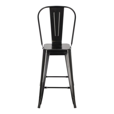 Hoker Paris Back 66cm czarny inspirowany Tolix ( Rozmiar: uniwersalny )