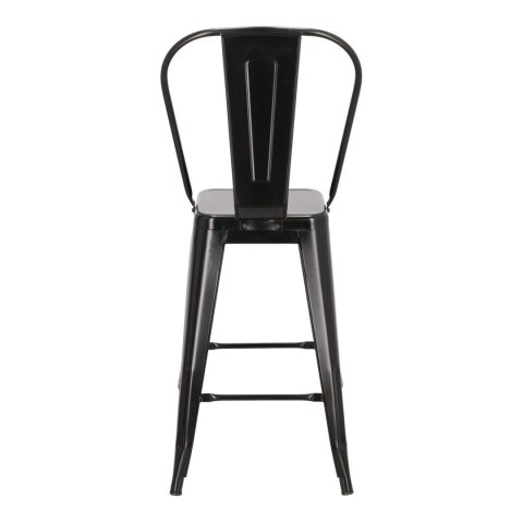 Hoker Paris Back 66cm czarny inspirowany Tolix ( Rozmiar: uniwersalny )