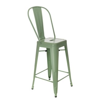 Hoker Paris Back 66cm zielonyinspirowany Tolix ( Rozmiar: uniwersalny )