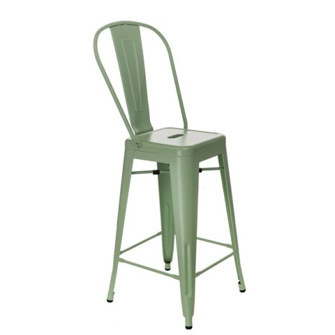 Hoker Paris Back 66cm zielonyinspirowany Tolix ( Rozmiar: uniwersalny )