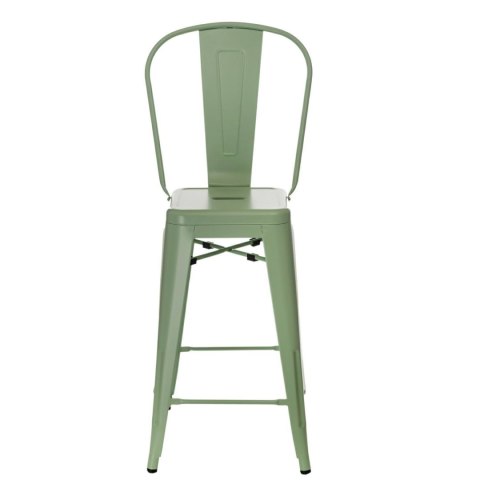 Hoker Paris Back 66cm zielonyinspirowany Tolix ( Rozmiar: uniwersalny )