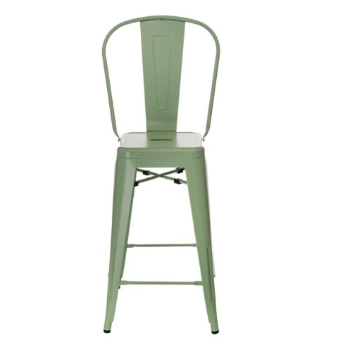 Hoker Paris Back 66cm zielonyinspirowany Tolix ( Rozmiar: uniwersalny )