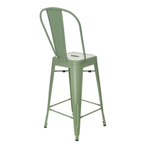 Hoker Paris Back 66cm zielonyinspirowany Tolix ( Rozmiar: uniwersalny )