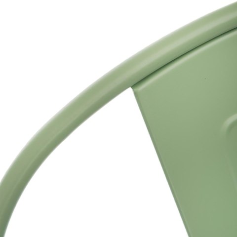 Hoker Paris Back 66cm zielonyinspirowany Tolix ( Rozmiar: uniwersalny )