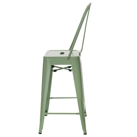 Hoker Paris Back 66cm zielonyinspirowany Tolix ( Rozmiar: uniwersalny )