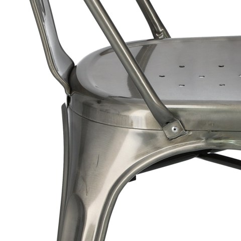 Krzesło Paris metaliczne inspirowa ne Tolix ( Rozmiar: uniwersalny )