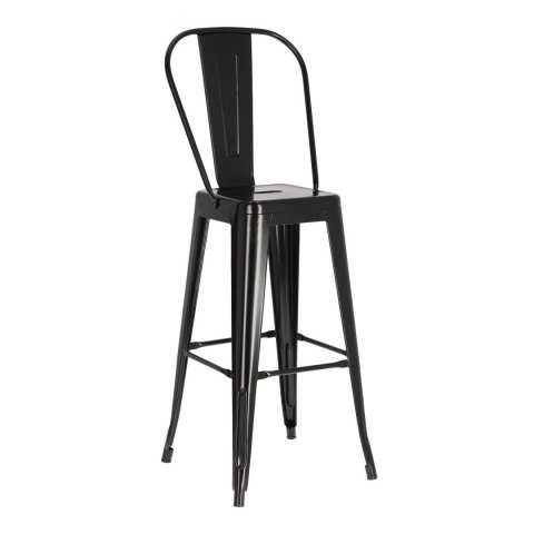 Hoker Paris Back 75cm czarny insp.Tolix ( Rozmiar: uniwersalny )