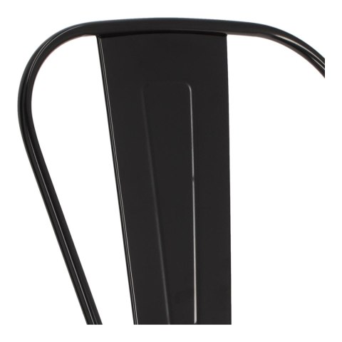Hoker Paris Back 75cm czarny insp.Tolix ( Rozmiar: uniwersalny )