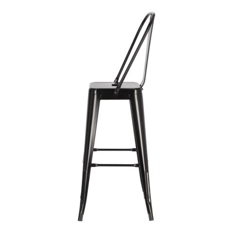 Hoker Paris Back 75cm czarny insp.Tolix ( Rozmiar: uniwersalny )